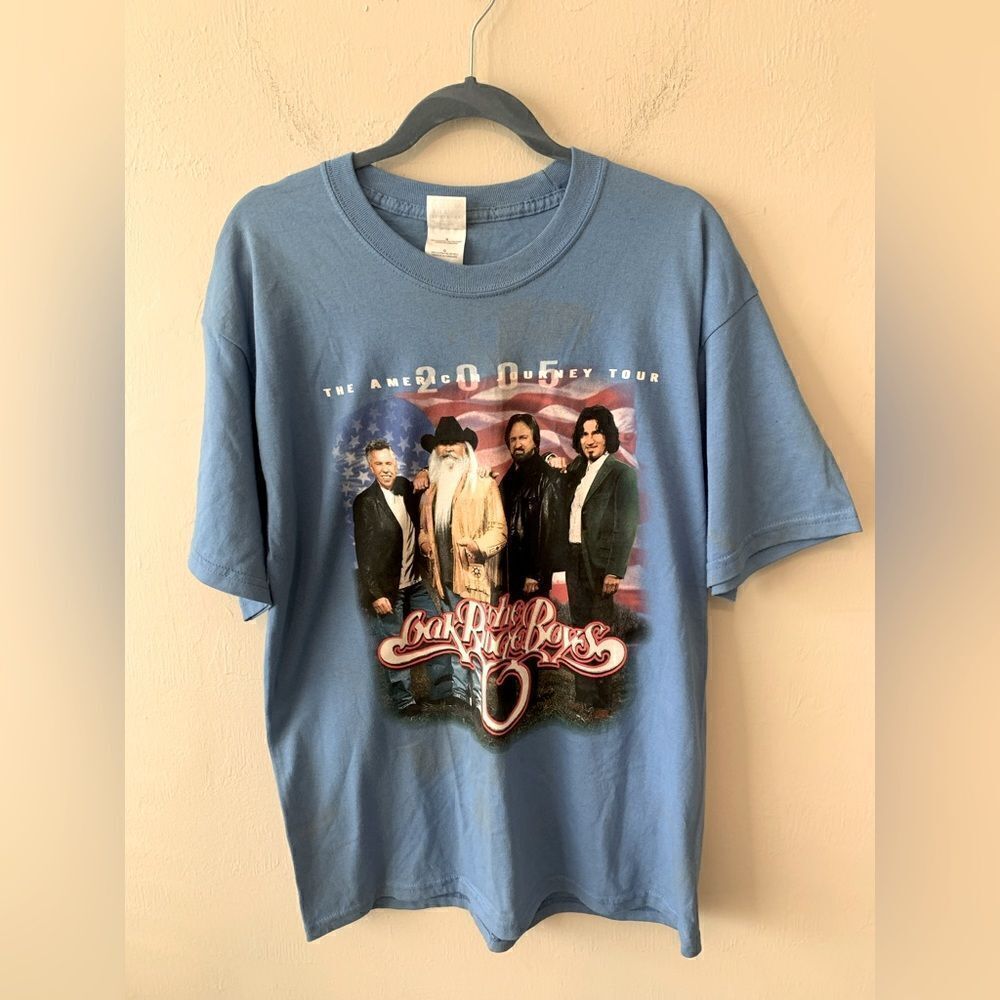 Oak Ridge Boys 2007 blue concert tee size L‎